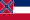 Mississippi MS flag